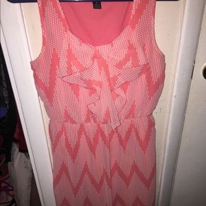 Pink Polka Dot Dress with Bow